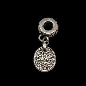 Pandora Charm Engraved Joined by Love S925 ALE Cubic Zirconia Dangle Vintage 925
